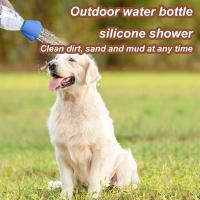 Cubierta De Ducha Portátil Para Botella De Agua Universal Cabezal De Ducha Para Perros Accesorio De Riega De Silicona Para Mascotas - details 4