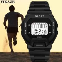 Reloj Deportivo Digital YIKAZE Para Hombres Y Mujeres Resistente Al Agua Multifuncional Militar Reloj De Pulsera Electrónico Para Estudiantes - details 3