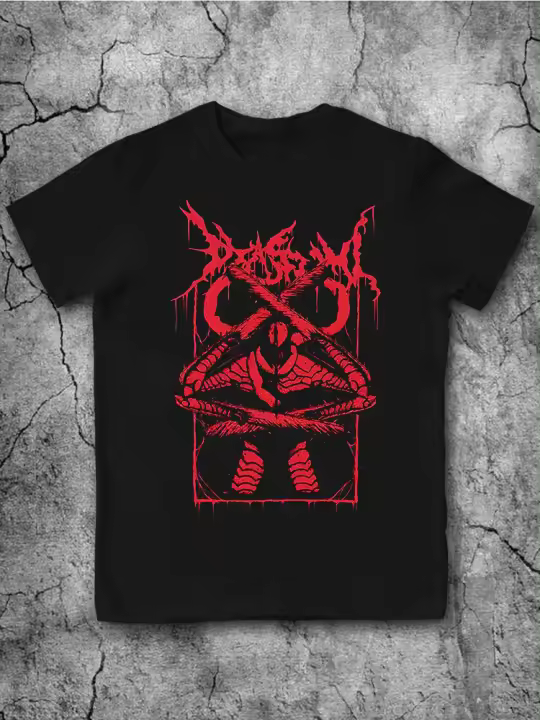 Camiseta Corta Impresión Casual Para Hombres Y Mujeres Algodón Estilo Americano Retro O-Neck Transpirable Para Todas Las Estaciones - 1