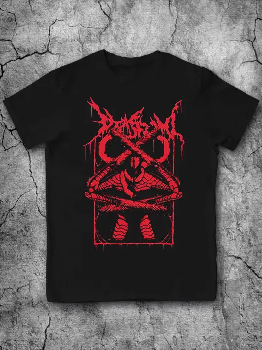 Camiseta Corta Impresión Casual Para Hombres Y Mujeres Algodón Estilo Americano Retro O-Neck Transpirable Para Todas Las Estaciones - 1