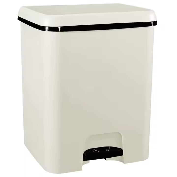COM-FORT HOUSE Cubo de Basura Pedal Verde Salvia 52L - 1
