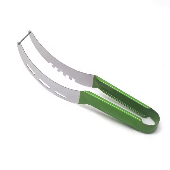 Cortador De Sandía De Acero Inoxidable Con Mango Antideslizante Herramienta De Corte De Frutas No Daña Las Manos Uso En Cocina - 1