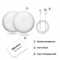 pro 6 TWS Auriculares Inalámbricos Bluetooth Estéreo Deportivos Mini Para Xiaomi Android Con Cancelación De Ruido Activa Y Microfono - details 5