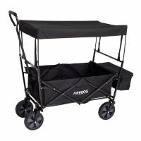 AREBOS Carro de Mano Plegable 70 Kg - Carrito Playa Techo - Barra Telescópica - Ruedas Giratorias 360° - details 10