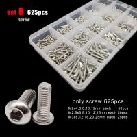 Kit De Assortment De Tornillos Y Juntas En Acero Inoxidable 304 M1.6 M2 M2.5 M3 M4 M5 Con Cabeza Redonda Y Bucle Para Metalworking - details 3