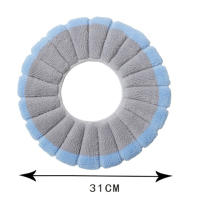 Cubierta De Asiento De Inodoro Térmica Y Lavable Suave Para Baño Eco-amigable No Desechable Material De Acrílico - details 10