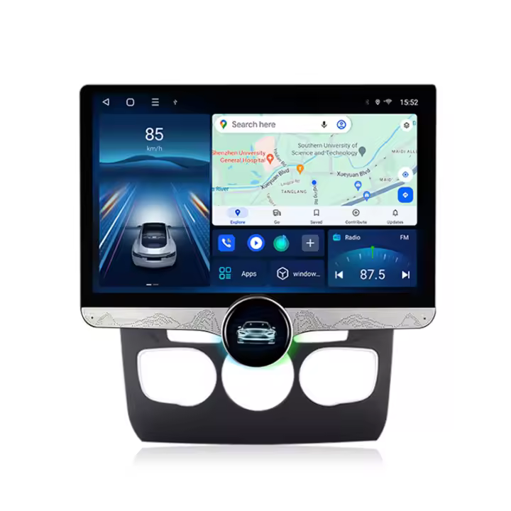 Junsun 11.5" QLED 2K Radio Android 13 CarPlay Auto para Citroen C4 2 B7 2013 2014 2015 2016 sistema multimedia inteligente con CarPlay - 1
