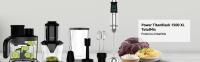 Batidora de mano Cecotec Power TitanBlack 1500 XL TotalMix. Potencia 1500 W, Cuchillas 4 hojas con recubrimiento titanio, Pie XL, Campana antisalpicaduras, Velocidad ajustable, Función Turbo. Completo Set de Accesorios - details 0