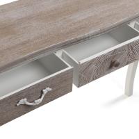 VERSA -  Mesa de entrada tropical , en madera con 3 cajones y unas medidas de 109x30x79 cm - details 3