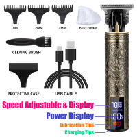 T9 Máquina De Corte De Pelo Profesional Para Barba Y Cabello Potente Y Portátil Con Batería De Litio Corte Rápido Y Preciso Para El Hogar - details 1