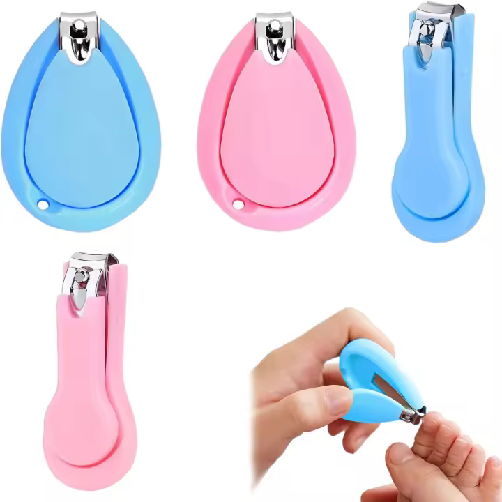 Cortaúñas antideslizante para niños pequeños, 4 unidades - 1