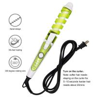 Rizador De Pelo Espiral Para Mujeres Portátil Con Operación Simple Ondulador Automático Tongs Para Cabello Seco Y Húmedo Máxima Temperatura De 210 °C - details 2