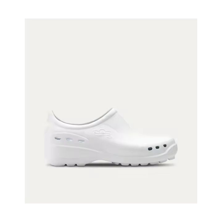 Zapatos Sanitarios de mujer blancos   Textil, extraible, efecto memoria y antibacteriano - 1