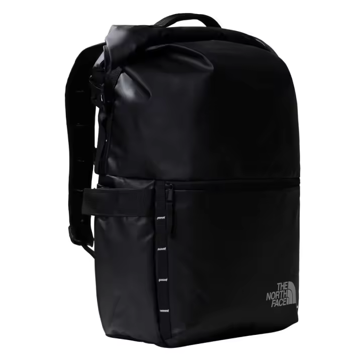 Mochila Negra The North Face Enrollable Rolltop Base Camp Voyager Black - 1