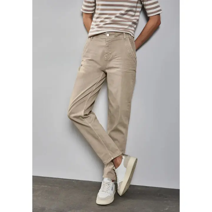 Street One Mod. PS378795 L30 - Vaquero casual con cintura alta y pierna estrecha para mujer - 1