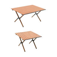 LUTODY - Mesa de Comedor Plegable, Consola de Madera con Hebilla ABS Reforzada, Gran Capacidad de Carga - Uso Interior y Exterior para Camping, Playa, Apartamento - Incluye Bolsa de Viaje - details 0