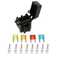 Juego De Caja De Fusibles De 4 Maneras Y Caja De Relé De 1 Manera Para RV/Barco/Tanque/Remolque/Marina/Truck/SUV/Camper Soporte O Bloque Combos Para Automóviles Y Electrónica De Automoción - details 3