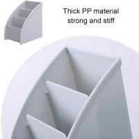 Organizador de escritorio trapezoidal control remoto titular creativo organizador de mesa para estudio Oficina sala de estar cómoda - details 3