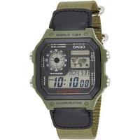 reloj deportivo hombre Casio AE-1200WHB-3B Luz LED Hora Mundial Cronómetro 5 Alarmas 10 años batería - details 0