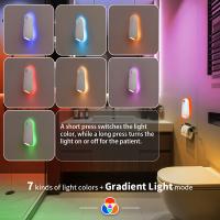 Luz De Inodoro Con Sensor De Movimiento RGB Cambiante LED Recargable Para Decoración De Baño Luz Nocturna De Sensor De Movimiento - details 8