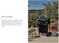 CREATE - Barbacoa de gas 9kW de 3 quemadores y mesa abatible - BBQ GAS BURNER - details 1