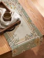 1pc Hermoso Telar De Mesa Bohemio Con Patrón Floral Y Mandalá 100% Poliéster Para Sala De Comedor Estilo Cottagecore - details 6