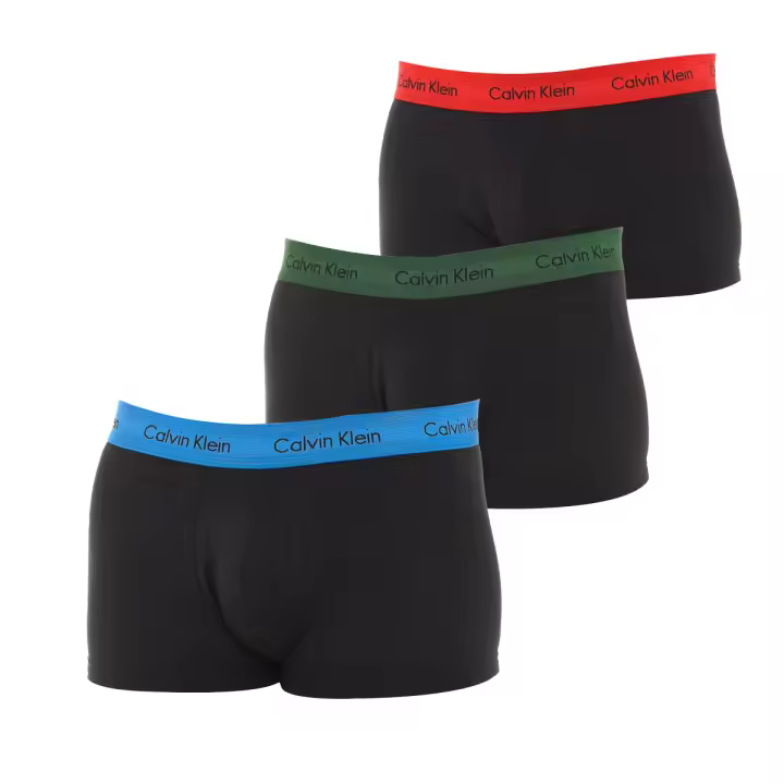Calvin Klein-Pack 3 Boxers Low Rise Trunks U2664G para Hombre - 1