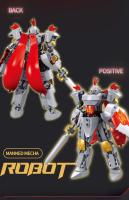 Bloques De Construcción Mecha Manned Sluban Robot Dual Form Joints Móvil Figura Modelo Juguetes Educativos Para Niños Regalo - details 4