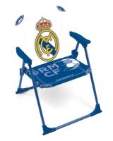 Silla Plegable Real Madrid Infantil, Licencia 100% Oficial, Color Blanco y Azul, 38x22x53 cm, Arditex- Kiglam - details 0