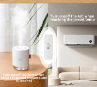 Sensor De Temperatura Y Humedad ZigBee Tuya Con Control Por App Y Voice Alexa Google Home Escena De Automatización Compatible Con℃/℉ - details 4