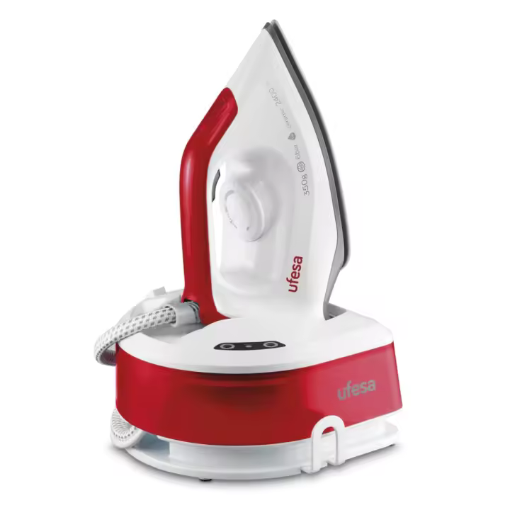 Ufesa - Centro de planchado PL2650 antibacterias con tecnología Healthy, 2400W y 6 bares de presión para ropa desinfectada - 1