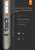 WORX WX242 Mini Destornillador Eléctrico Recargable Con Set De 30 Piezas Herramientas De Perforación Inteligentes Y LED Para Bricolaje - details 5