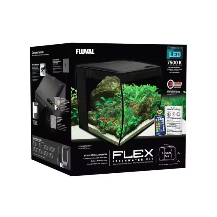 Fluval Flex Acuario 34 L Negro - 1