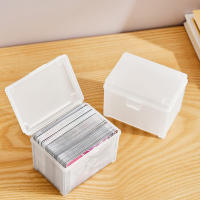 2Pcs/Set Cajas Rectangulares Transparentes De Plástico Para Almacenamiento Organizador De Joyas Y Tarjetas Caja De Contenedor Para Coleccionar Artículos Pequeños - details 0