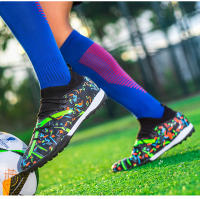 Zapatos De Fútbol FG/TF Para Hombres Y Mujeres Antideslizantes Duraderos Entrenamiento Al Aire Libre Microfibra - details 17