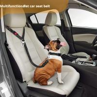 Correa De Perro Multiusos Con Hebilla De Seguridad Para Coche Correa De Caminar Para Perros Grandes Y Pequeños Material De Poliéster Origen Zhejiang China - details 1