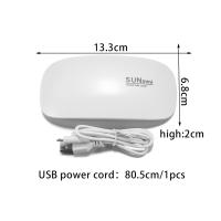 Secador De Uñas 6W Máquina De Lámpara UV LED Portátil Con Cable Micro USB Para Uso Doméstico Herramientas De Arte De Uñas Con 6 Lámparas LED - details 1