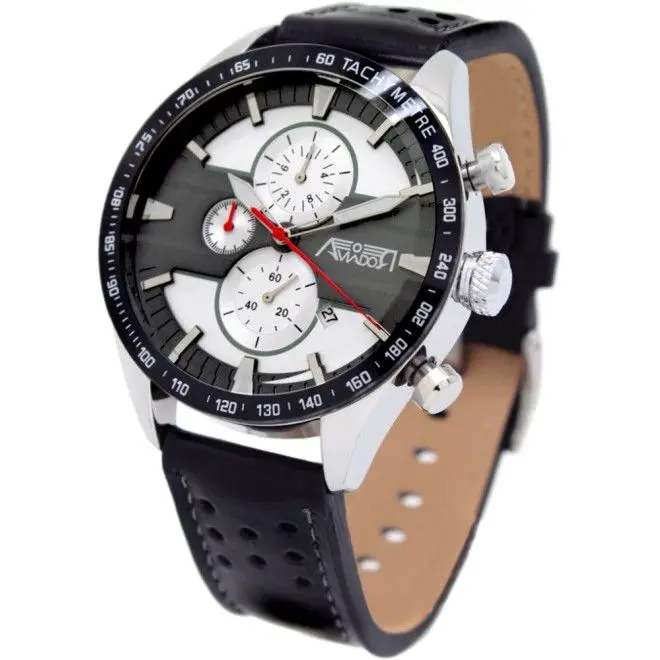 Reloj Aviador AV-21002G-B - Inspirado en Modelos Icónicos - Movimiento Cronógrafo de Cuarzo - 1