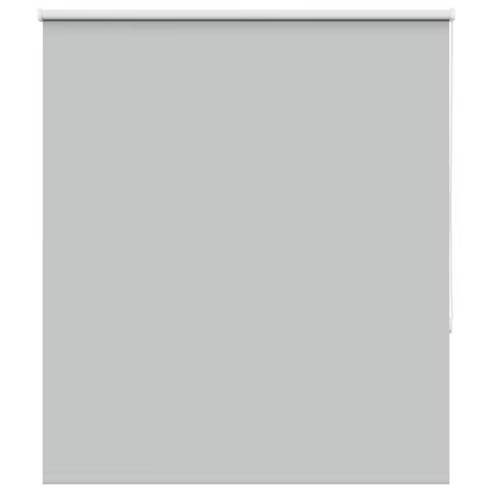vidaXL Estor Enrollable Opaco gris claro 140x150 cm Tela Ancho 136,6cm - 1