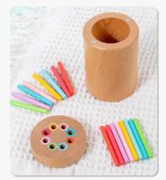 Juguetes Educativos Montessori De Madera Para Niños Juego De Alineación De Colores Y Sorting Con Palos Para El Desarrollo De Las Habilidades Motoras Finas Y Matemáticas - details 11