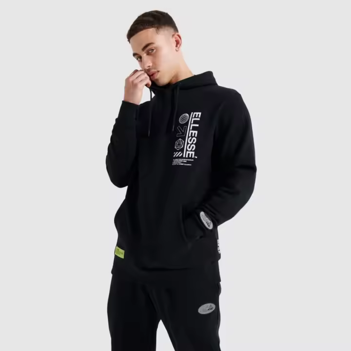 Sudadera Ellesse Stratson Oh Negro Hoodie Sxp16076-011 - 1