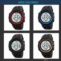 Reloj Deportivo Digital Para Hombre Con Pantalla Luminosa Impermeable Multifuncional Militar Reloj De Pulsera Con Alarma Y Cronómetro - details 11