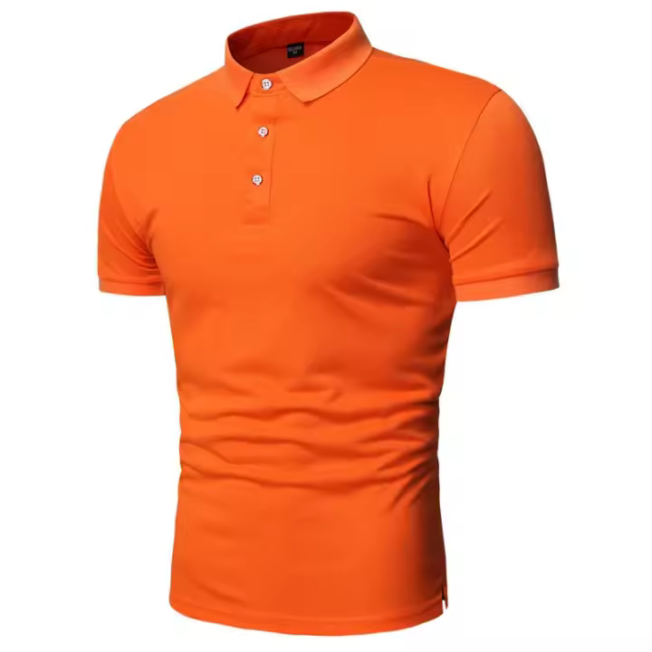 Camisa Polo De Algodón Para Hombre Manga Corta Estilo Casual Moda Verano Colores Contrastantes Camisetas Top Para Diario - 1