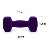 Mancuerna de Acero Cubierta en Vinilo Suave Antideslizante 4kg para Ejercicios en Casa y Musculación - details 2