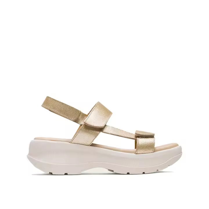 SANDALIA DEPORTIVA DE PLATAFORMA ORO PORRONET 3190 NATALIA - 1