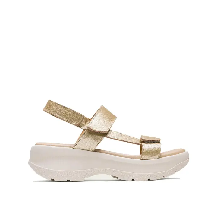 SANDALIA DEPORTIVA DE PLATAFORMA ORO PORRONET 3190 NATALIA - 1
