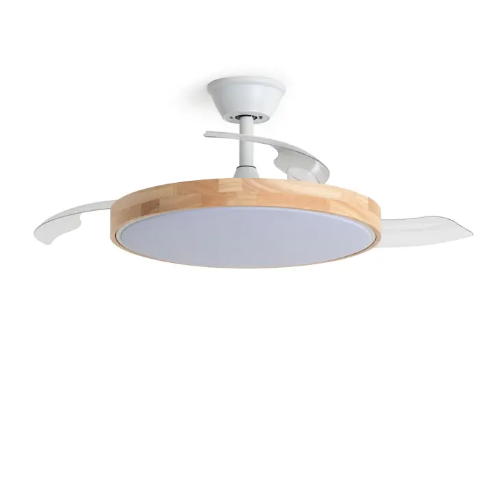 Ventilador de Techo con luz Silencioso DC aspas retráctiles Dari - 1