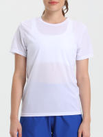 Camiseta Deportiva Para Mujer De Color Sólido Ultraligera Y Secado Rápido Transpirable Ligera Para Correr Y Gimnasio - details 16