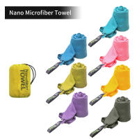 Toalla De Viaje Al Aire Libre Hiturb De Microfibra Ultra Absorbente Y Secado Rápido Portátil Para Playa Correr Fitness - details 0