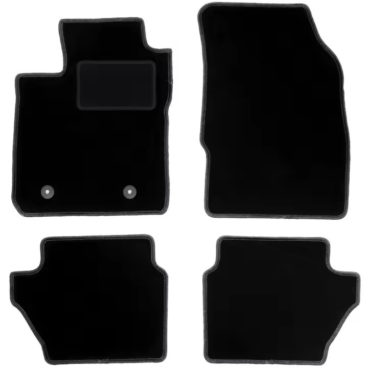 Juego completo de alfombrillas de terciopelo para: Ford Ka+ hatchback (2014-) - 1